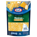 Kraft Finely Shredded Mexican Style Cheddar Jack Cheese