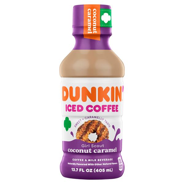 Save on Dunkin' Iced Coffee Girl Scout Coconut Caramel Order Online
