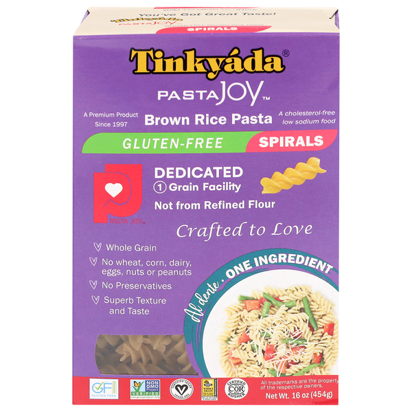 Tinkyada Gluten & Wheat Free Spirals Brown Rice Pasta