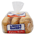 Liscio's Bakery Deli Style Kaiser Rolls - 6 ct