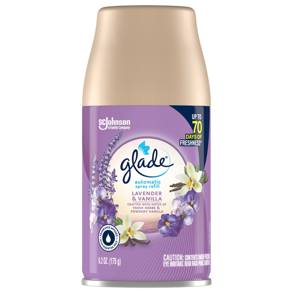 Glade Lavender & Vanilla Air Freshener Spray Refill