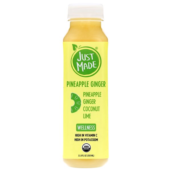 Just Made Pineapple Ginger Wellness Juice