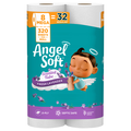 Angel Soft Mega Roll 2-Ply Toilet Paper Fresh Lavender Scented Tube - 8 ct
