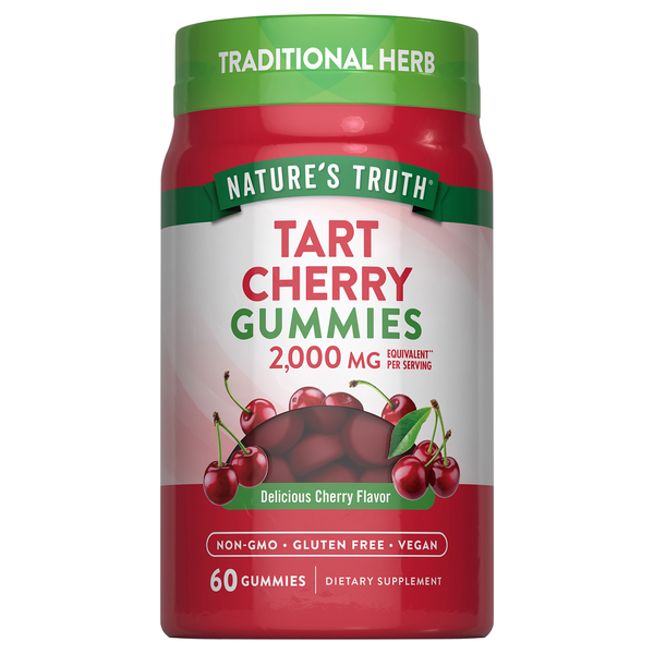 Nature's Truth Tart Cherry 2000 mg Vegan Gummies