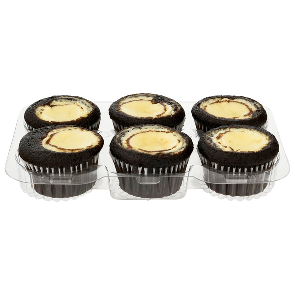 Our Brand Bakery Chocolate Cream Cheese Cupcakes - 6 ct