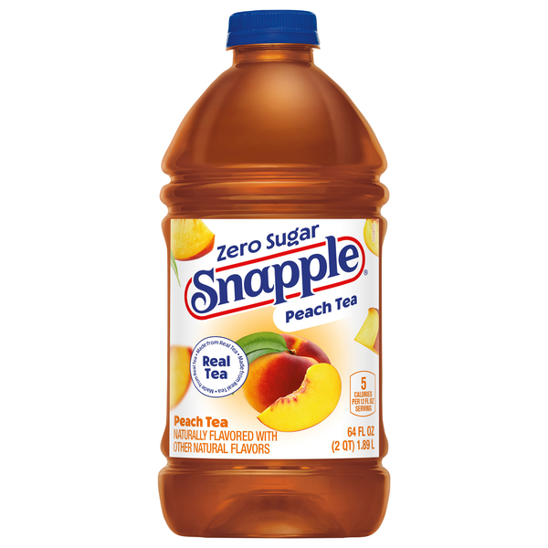 Snapple Zero Sugar Peach Flavored Iced Tea