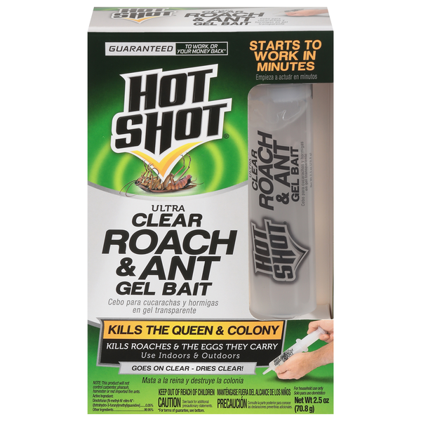 Hot Shot Ultra Clear Roach & Ant Gel Bait