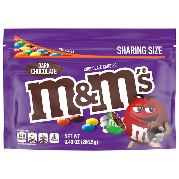 M&M's Dark Chocolate Candy Sharing Size