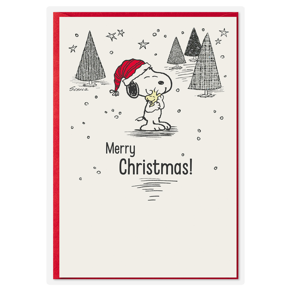 Hallmark Peanuts Christmas Cards Snoopy & Woodstock