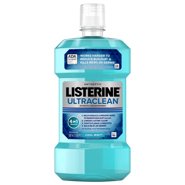 Listerine UltraClean Cool Mint Antiseptic Mouthwash