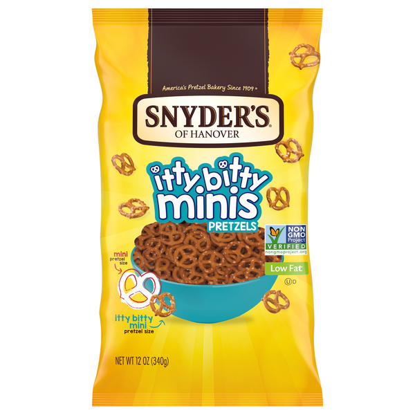 Snyder's of Hanover Low Fat Itty Bitty Minis Pretzels