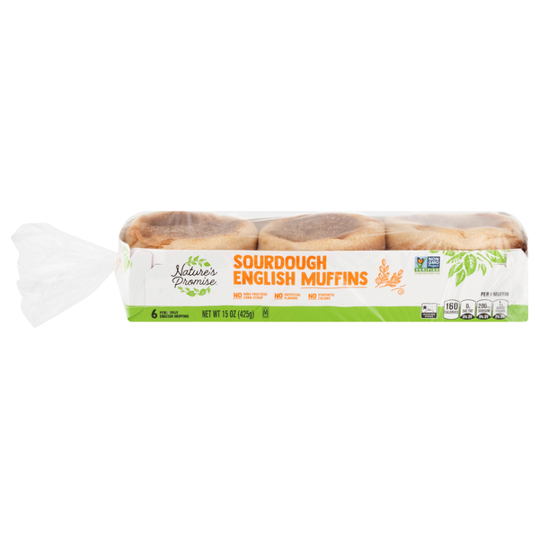 Nature's Promise Sourdough English Muffins - 6 ct