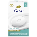 Dove Sensitive Skin Fragrance Free Beauty Soap Bar - 6 ct