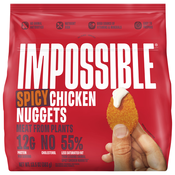 Impossible Made From Plants Spicy Chicken Nuggets Frozen