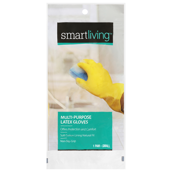 Smart Living Multi-Purpose Latex Gloves Small