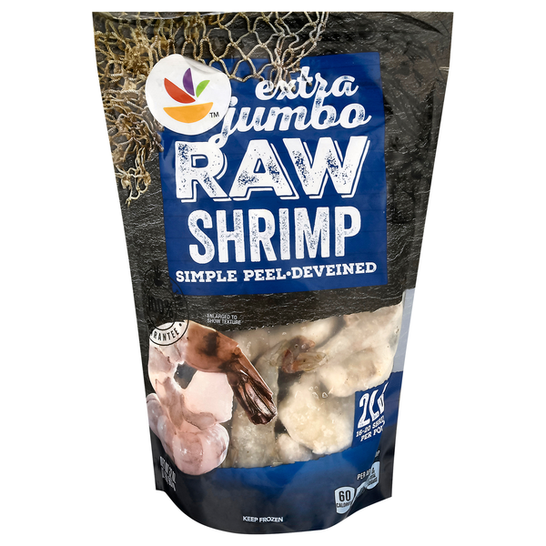 Stop & Shop Farm Raised Raw EZ-Peel Extra Jumbo Shrimp 16-20 ct Frozen