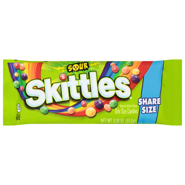 Skittles Bite Size Sour Candies Share Size