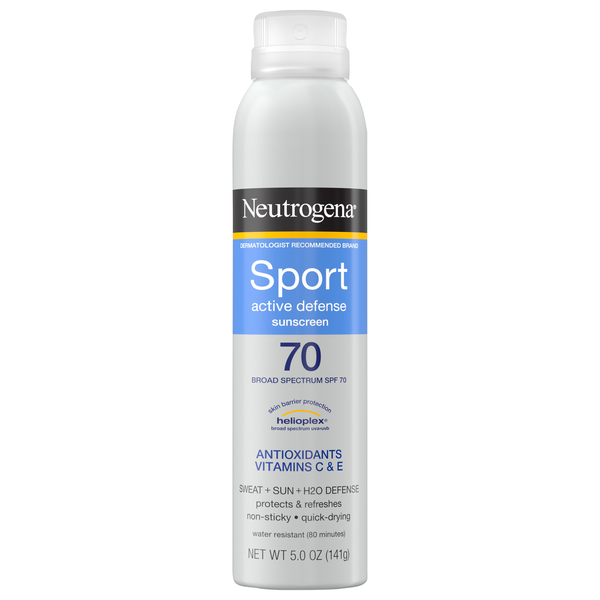 Neutrogena Sport Active Defense SPF 70 Sunscreen Spray