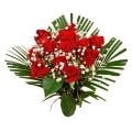 Roses in Vase (Colors May Vary)