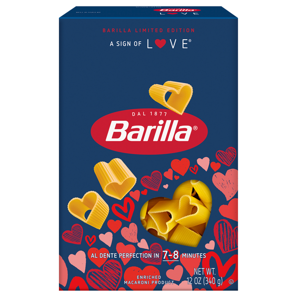 Barilla Heart Shaped Macaroni Valentine's Day Pasta