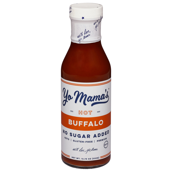 Yo Mama's No Sugar Added Hot Buffalo Sauce