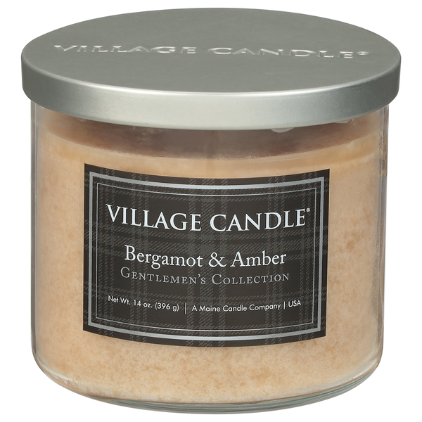 Village Candle Gentlemen's Collection Scented Bergamot & Amber