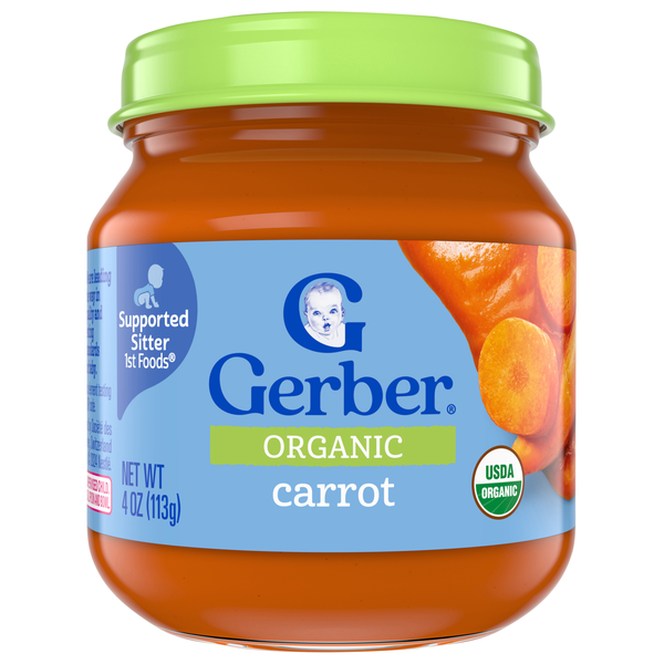 Gerber Organic 1st Baby Food Carrot