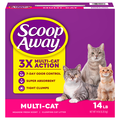 Scoop Away Clumping Meadow Fresh Scent Dust Free Multi-Cat Litter