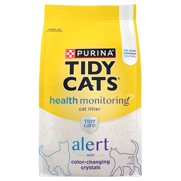 Tidy Cats Alert Non-Clumping Color Changing Crystals Cat Litter