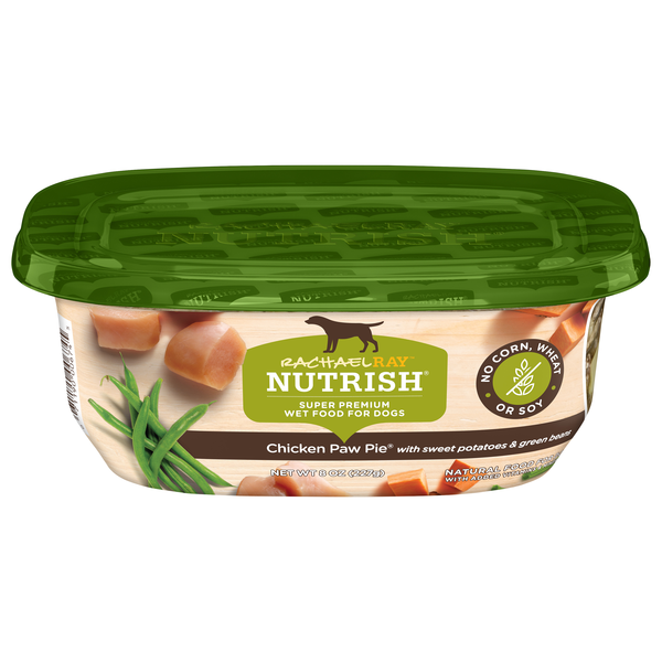 Rachael Ray Nutrish Natural Chicken Paw Pie Wet Dog Food