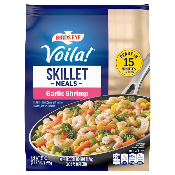 Birds Eye Voila! Garlic Shrimp Frozen Skillet Meal