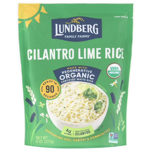 Lundberg 90 Second Microwave Organic Cilantro Lime Rice