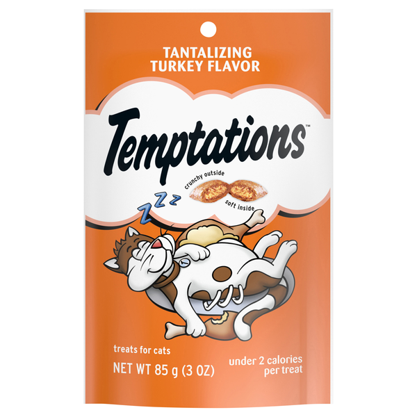 Temptations Tantalizing Turkey Flavor Crunchy & Soft Cat Treats