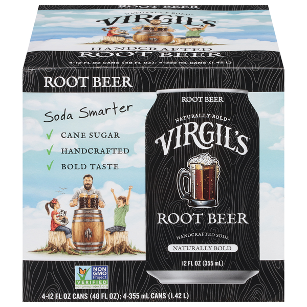 Virgil's Root Beer Soda - 4 pk