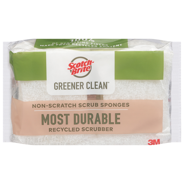 Scotch-Brite Greener Clean Non-Scratch Scrub Sponges