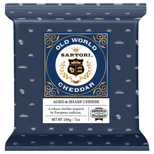 Sartori Aged Sharp Old World Cheddar Cheese Block