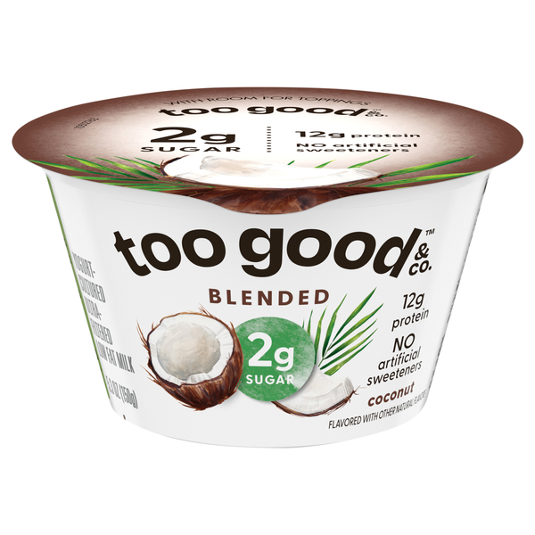 Too Good & Co. Blended Low Fat Coconut Greek Yogurt Cup