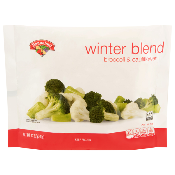 Hannaford Winter Blend Broccoli & Cauliflower Frozen