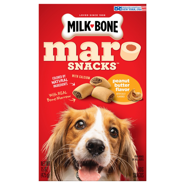 Save on MilkBone Maro Snacks Peanut Butter Flavor Dog Treats Order