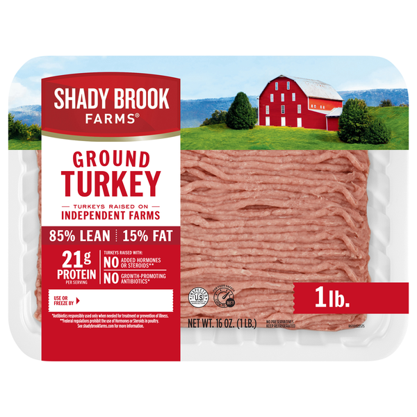 Shady Brook Farms Ground Turkey 85% Lean 15% Fat Fresh