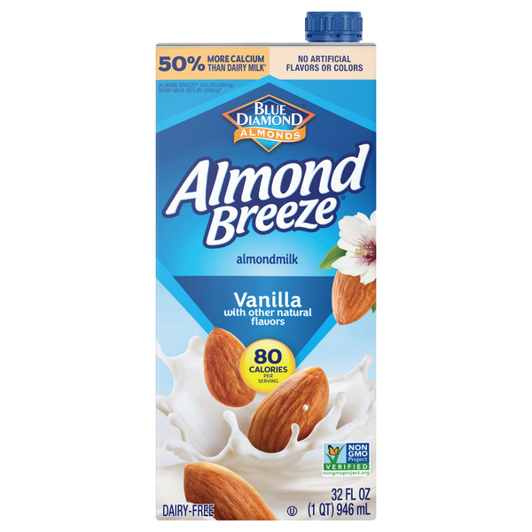 Almond Breeze Vanilla Almondmilk Unrefrigerated