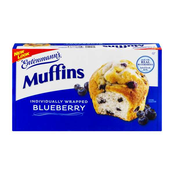 Save on Entenmann's Muffins Blueberry Individually Wrapped 6 ct Order