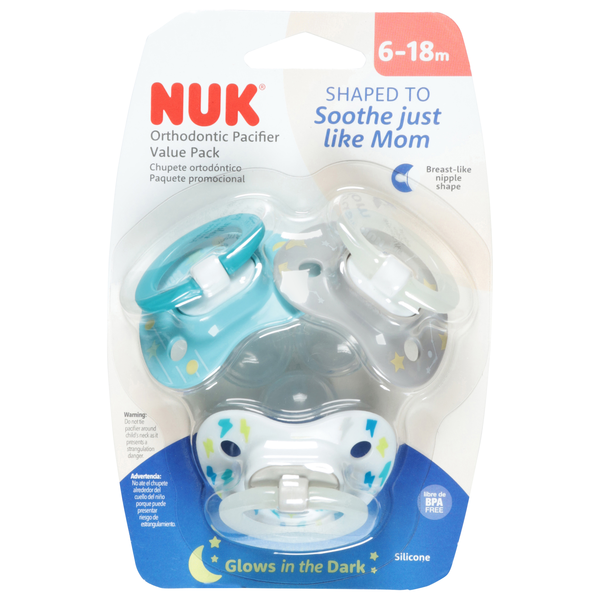 Nuk Orthodontic Pacifiers 6-18m