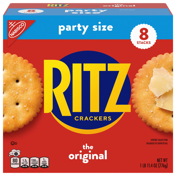 Nabisco Ritz Original Crackers Stacks Party Size - 8 ct