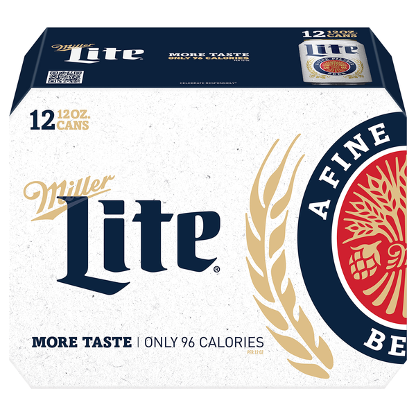 Miller Lite Pilsner Beer - 12 pk