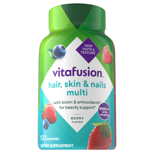 vitafusion Hair Skin & Nails Berry Flavor Multi Gummies