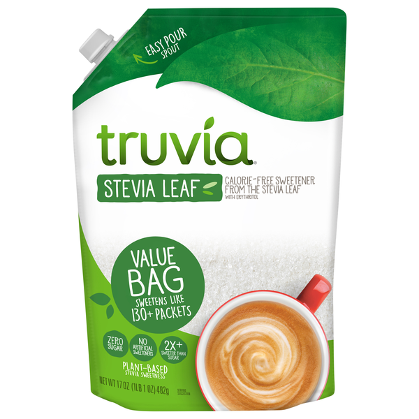 Truvia Calorie-Free Sweetener from The Stevia Leaf with Erythritol