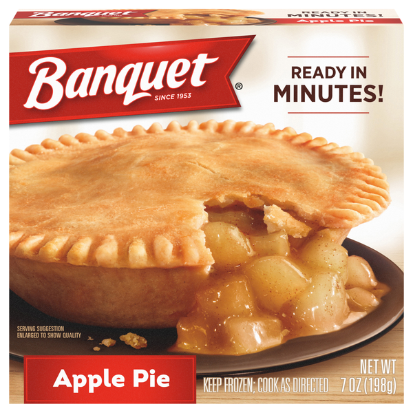 Banquet Apple Pie Single Serve Frozen