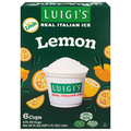 Luigi's Lemon Real Italian Ice - 6 ct