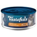 BLUE Tastefuls Natural Pate Turkey & Chicken Adult Wet Cat Food